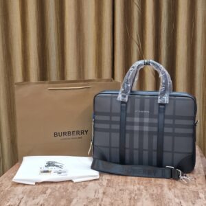 B@rberry Laptop Travel Bag(grey)