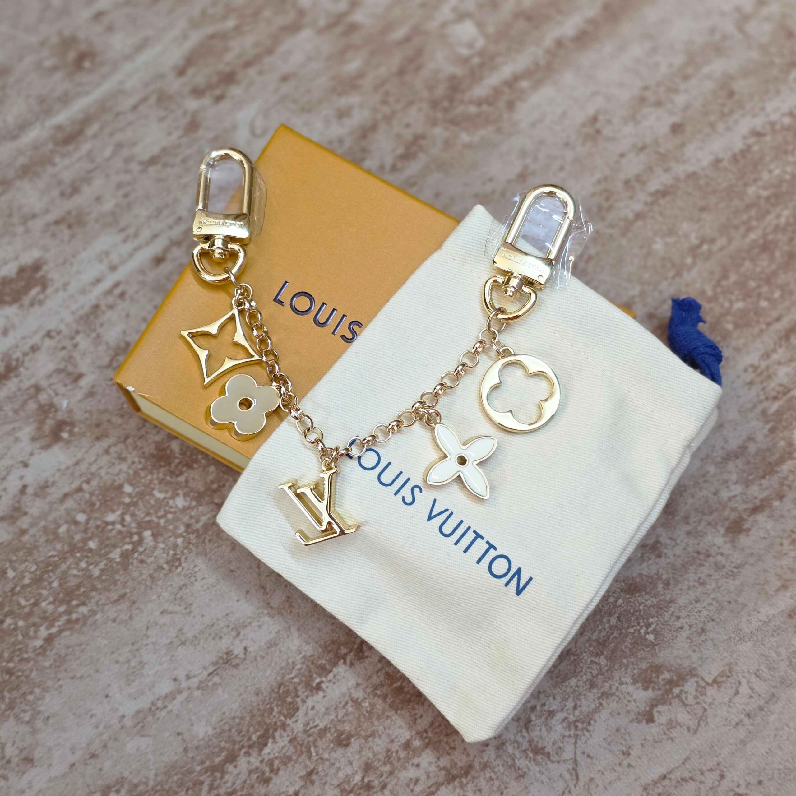 L.V Gold Mix Charms