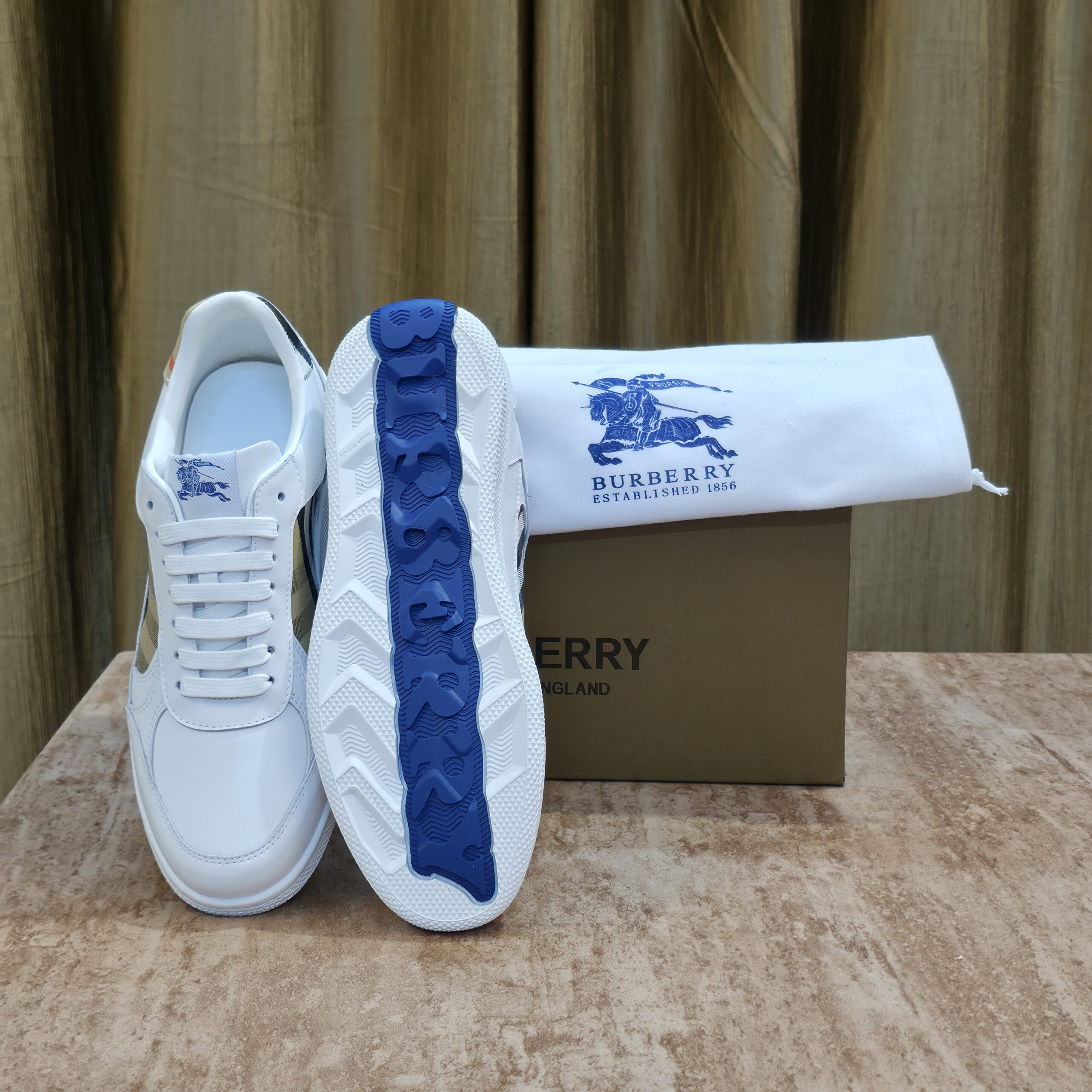 B@rberry Premium Sneakers - Image 2