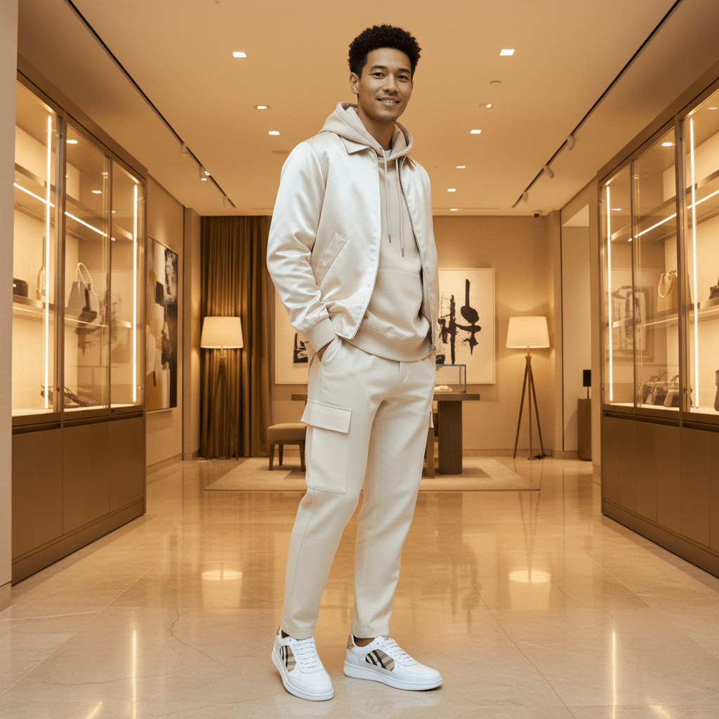 B@rberry Premium Sneakers - Image 4